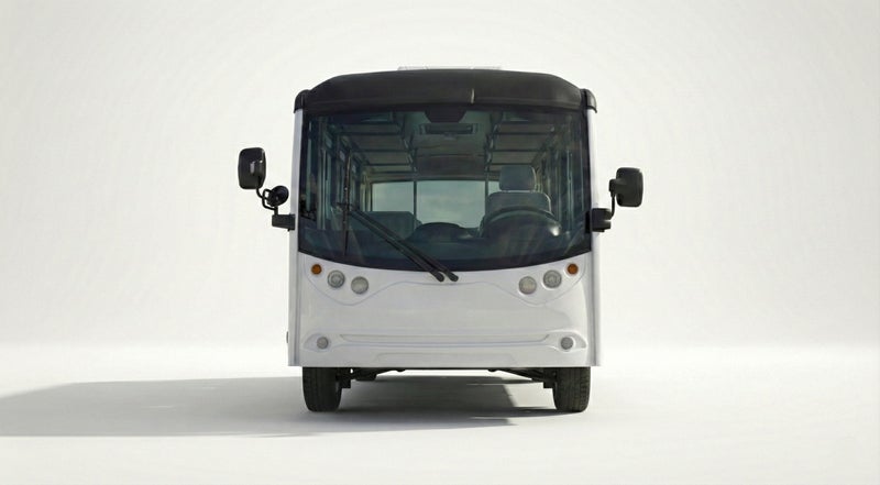 Tourismo-1400 (Air-Conditioner) 14-Seater Electric Shuttle Bus with  72V maintenance Free Battery & Standard Tires | LSEV (White) - Image 2